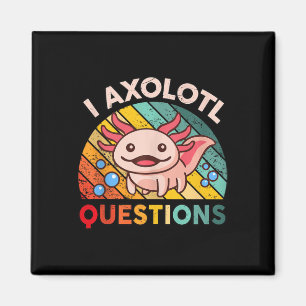 Íman I Axolotl questiona garotas Meninos Cute Kawaii Ax