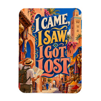 Íman I Came, I Saw, I Got Lost Travel Keepsake