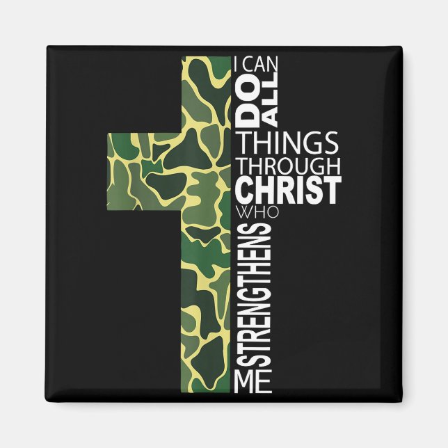 Íman I Can Do All Things Through Christ Who Strengthens (Frente)