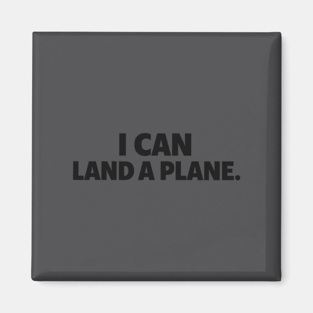 Íman I Can Land A Plane Tee  (Frente)