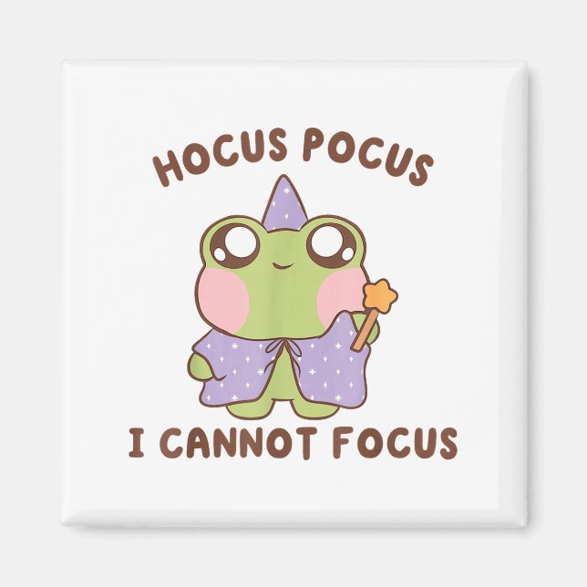 Íman I Cannot Focus Funny Adhd Sitive Frog  (Frente)