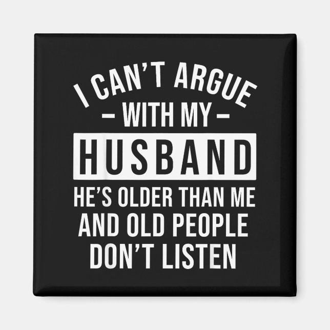 Íman I Can't Argue With My Husband He's Older Than Me F (Frente)