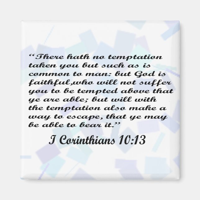 Íman I Corinthians 10:13 (Frente)