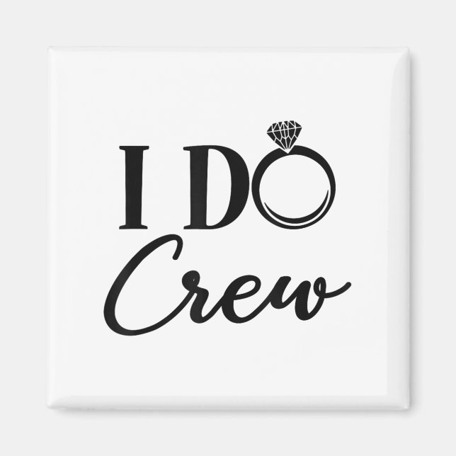 Íman I Do Crew, Bachelorette Party, Matching, Group Bri (Frente)