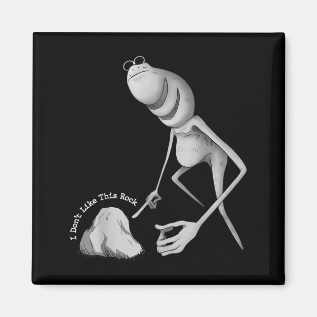 Íman I Don't Like This Rock Funny Marcus The Worm Meme  (Frente)