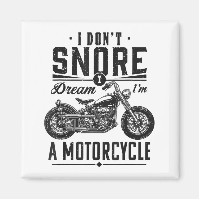 Íman I Don't Snore, I Dream I'm A Motorcycle  (Frente)