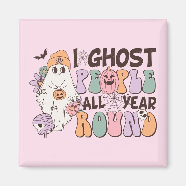Íman I Ghost Pessoas Halloween (Frente)