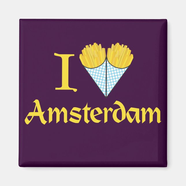 Íman I Heart Amsterdam (Frente)