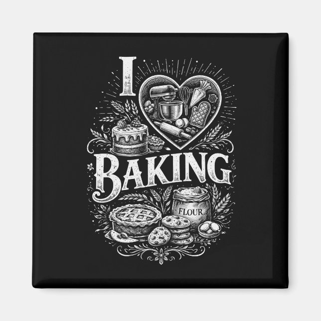 Íman I Heart Baking (Frente)