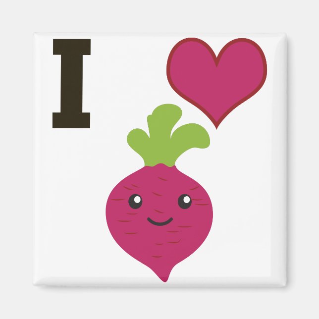 Íman I Heart Beets (Frente)