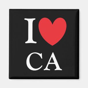 Íman I Heart California Magnet