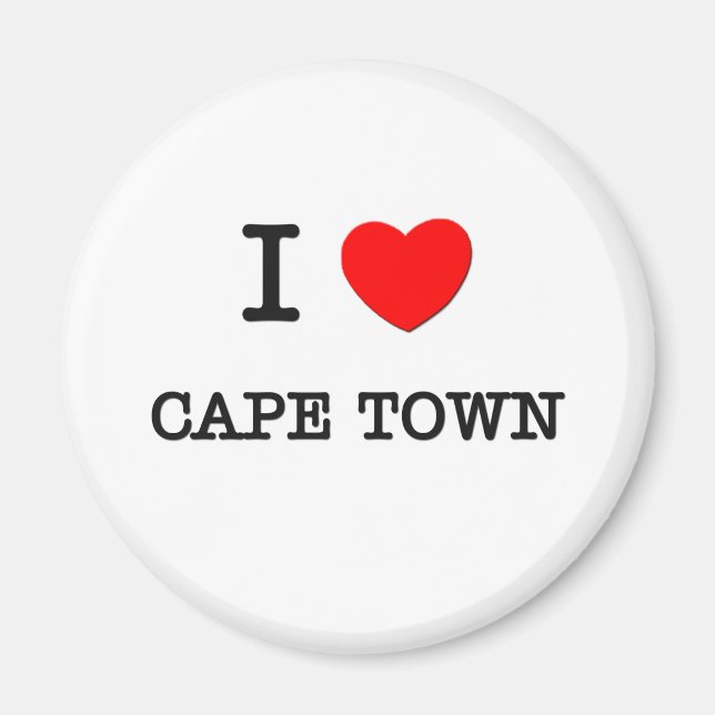 Íman I Heart CAPE TOWN (Frente)