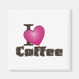 Íman "I Heart Coffee" Magnet