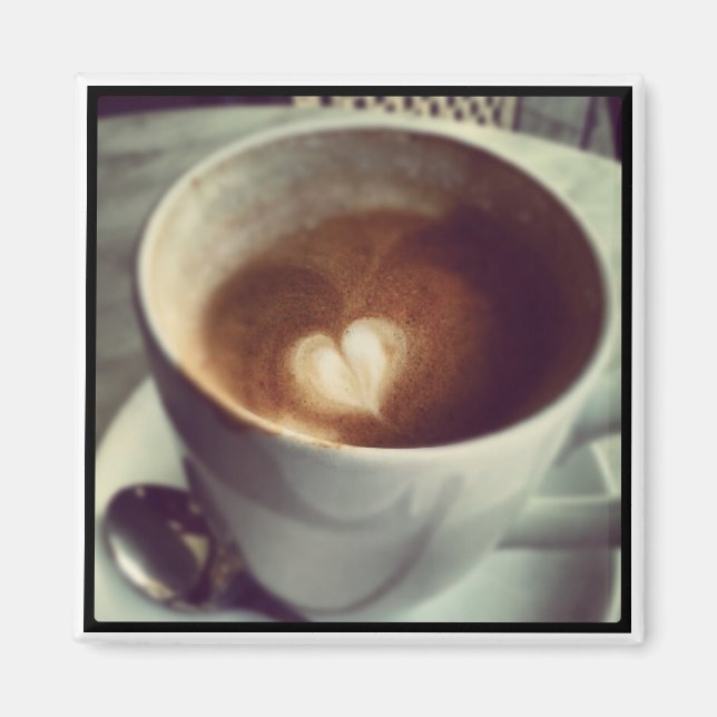 Íman "I Heart Coffee" Magnet (Frente)