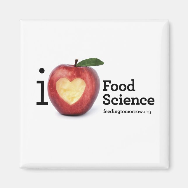 Íman "I Heart Comida Science" Magnet (Frente)