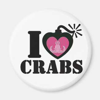 Íman I Heart Crabs