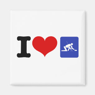 Íman I Heart Curling