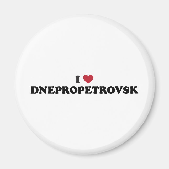 Íman I Heart Dnipropetrovsk Ucrânia (Frente)