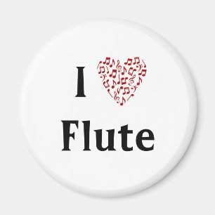 Íman I Heart Flute - Instrumento de Música