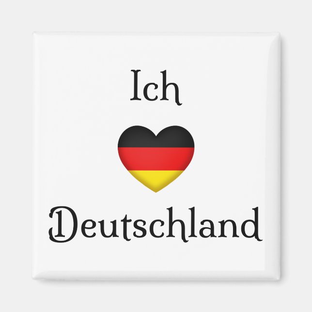 Íman "I Heart Germany", Viajante do Orgulho Alemão (Frente)