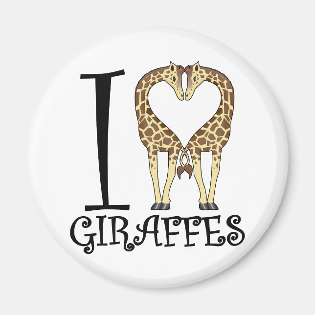 Íman I Heart Girafes (Frente)