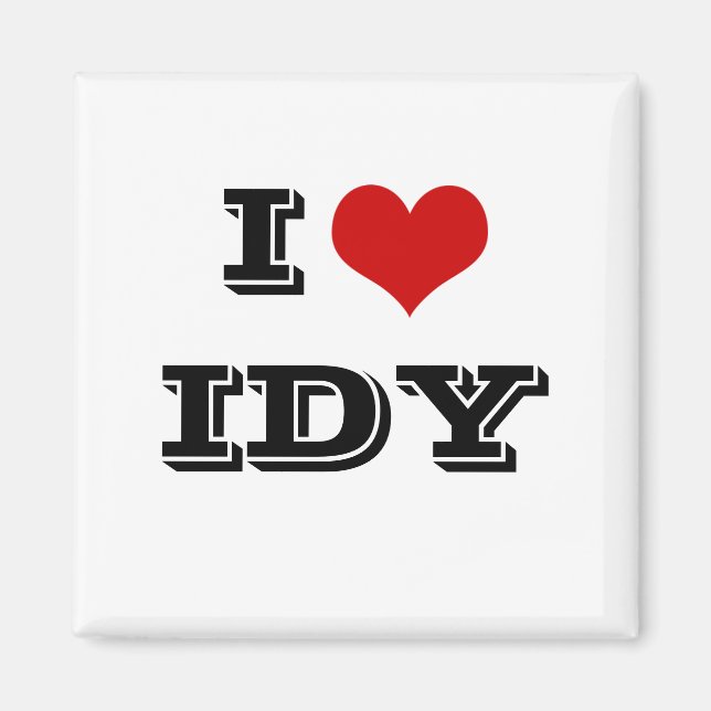Íman I Heart IDY Magnet (Frente)