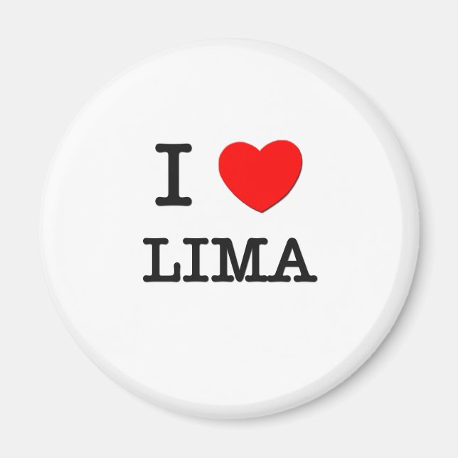 Íman I Heart LIMA (Frente)