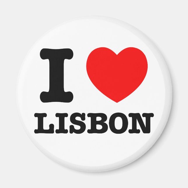 Íman I Heart Lisbon (Frente)
