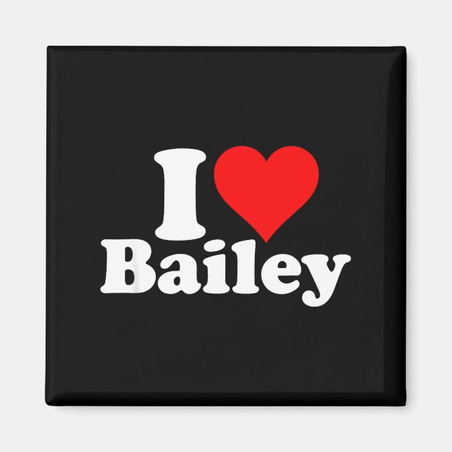 Íman I Heart Love Bailey  (Frente)
