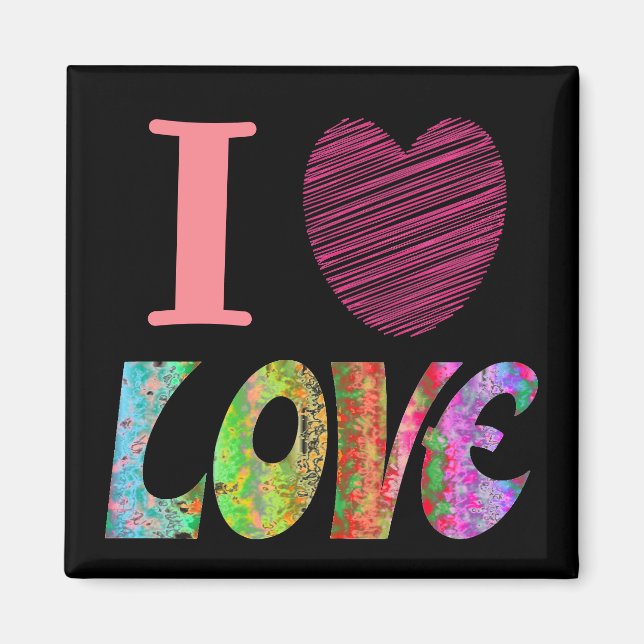 Íman I Heart Love Magnet (Frente)