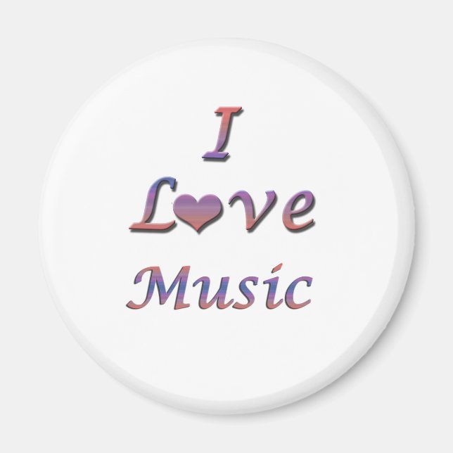 Íman I Heart (Love) Music (Frente)