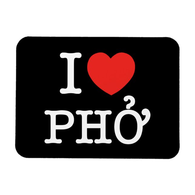Íman I Heart (Love) Pho (Horizontal)