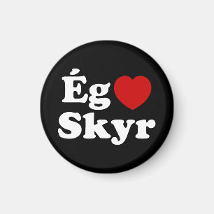 Íman I Heart (Love) Skyr [Ég Elska Skyr] Islandês