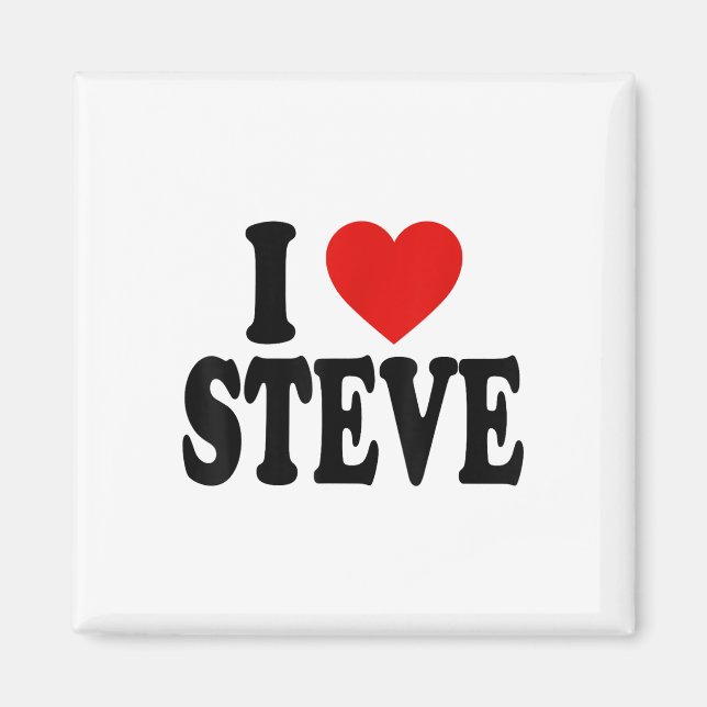 Íman I Heart Love Steve _1 (Frente)