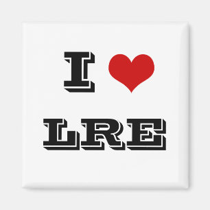 Íman I Heart LRE lago riverside estende ímã