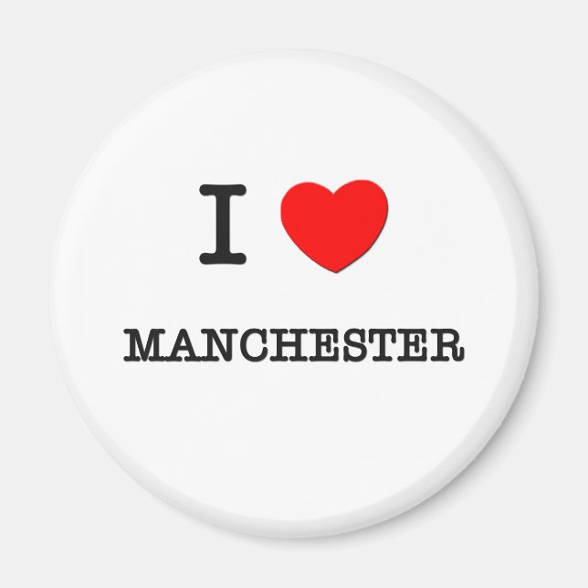 Íman I Heart MANCHESTER (Frente)
