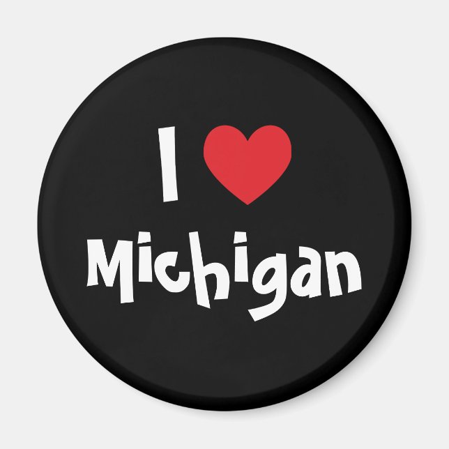 Íman I Heart Michigan (Frente)