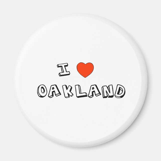 Íman I Heart Oakland (Frente)