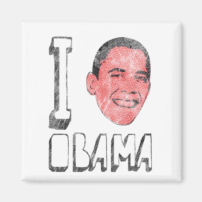 Íman I Heart Obama Magnet (Frente)