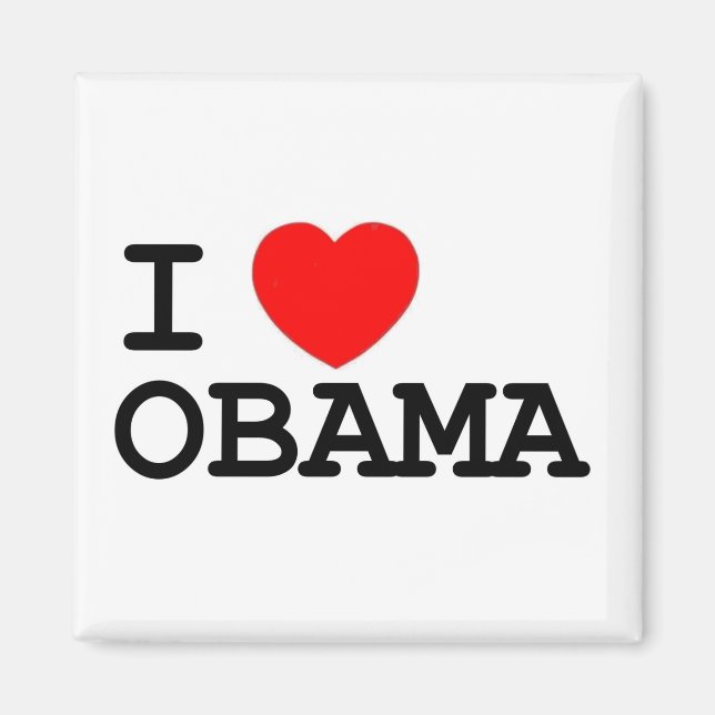 Íman I Heart Obama Magnet (Frente)