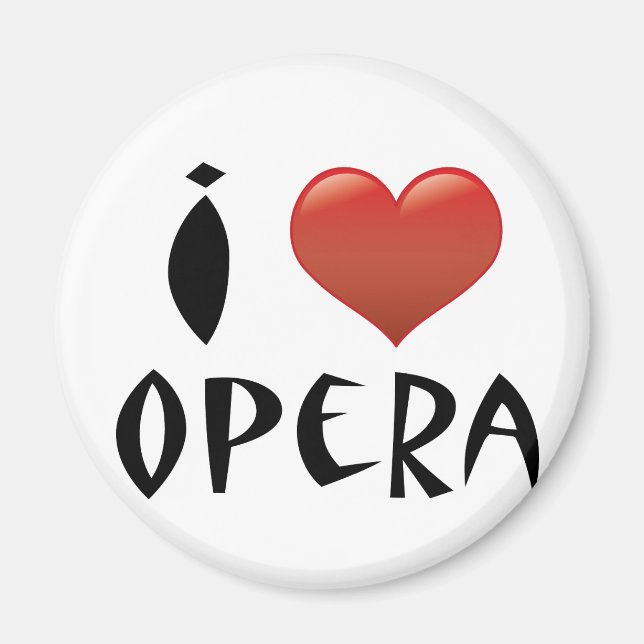 Íman I Heart Opera (Frente)