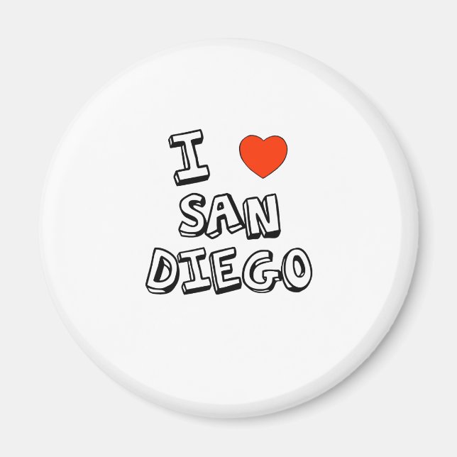 Íman I Heart San Diego (Frente)