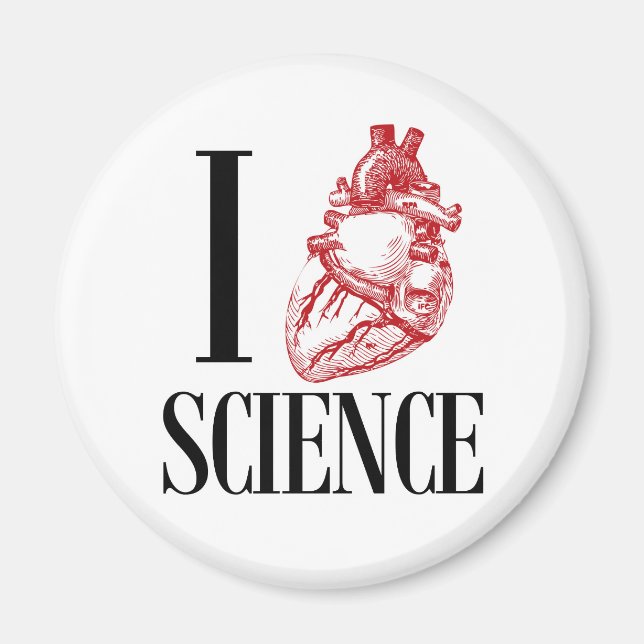 Íman I heart science (Frente)
