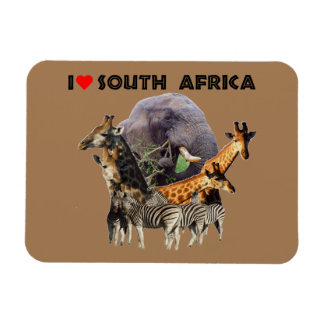 Íman I Heart South Africa Wildlife Collage