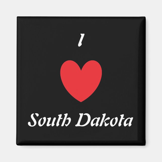 Íman I Heart South Dakota Magnet (Frente)