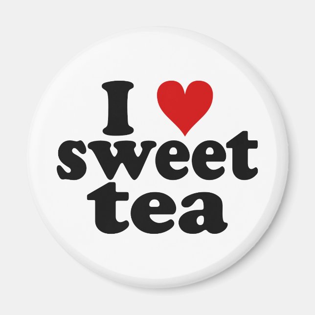 Íman I Heart Sweet Tea (Frente)