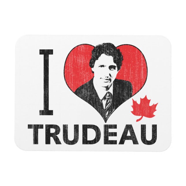 Íman I Heart Trudeau (Horizontal)