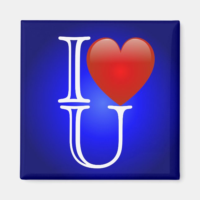 Íman I Heart U Magnet (Frente)