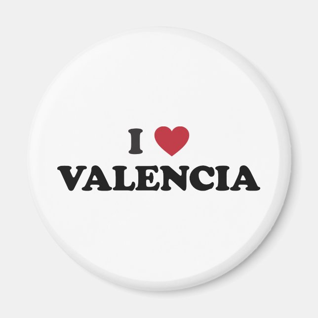 Íman I Heart Valencia (Frente)