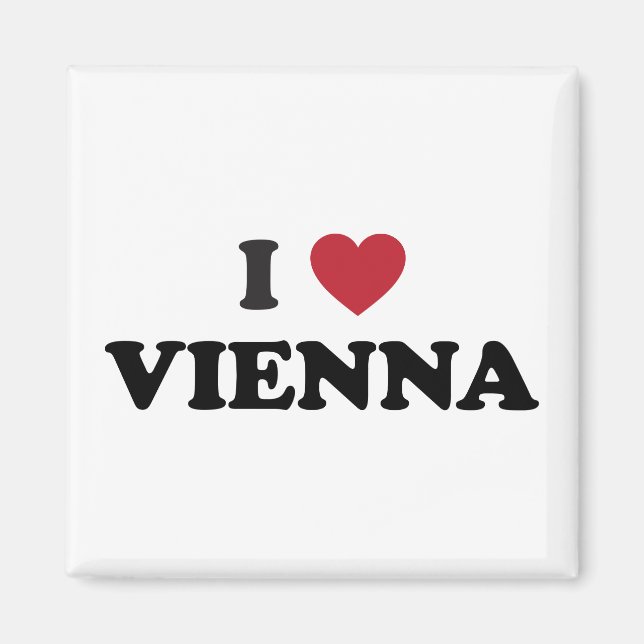 Íman I Heart Viena Áustria (Frente)
